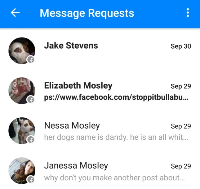 Here comes the non-stop harassment from multiple profiles